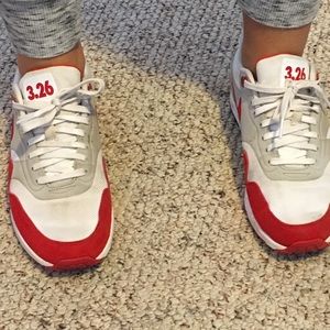 Red and white air max